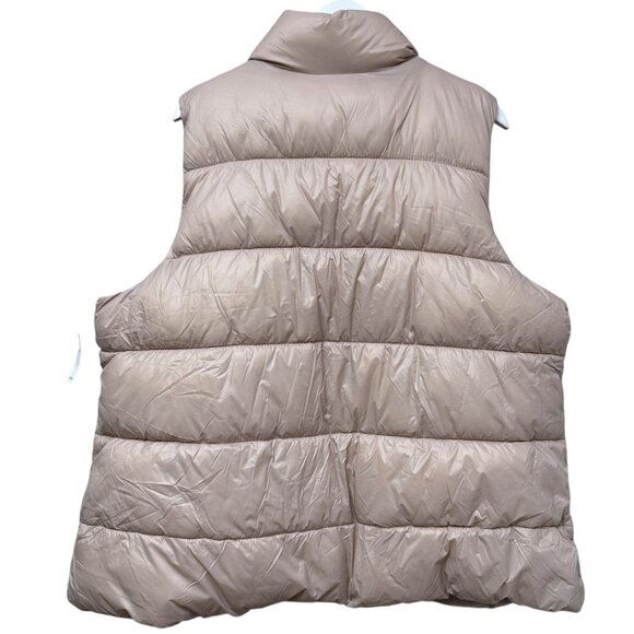 Old Navy Puffer Vest Size XXL Zip Front Blush Pink Womens Jacket NWT - Picture 2 of 8